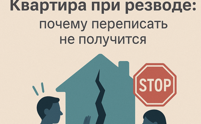 Квартира при разводе: почему переписать не получится