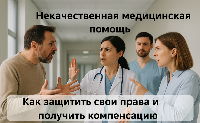 Некачественная медицинская помощь
Как защитить свои права и получить компенсацию
