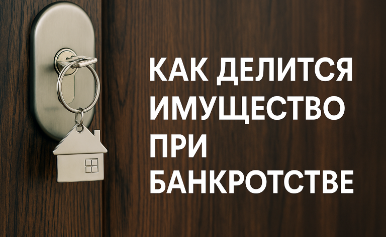 Как делится имущество при банкротстве одного из супругов
